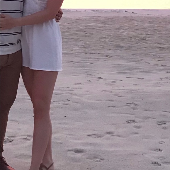 2/$15. White lace romper Small - Picture 5 of 9